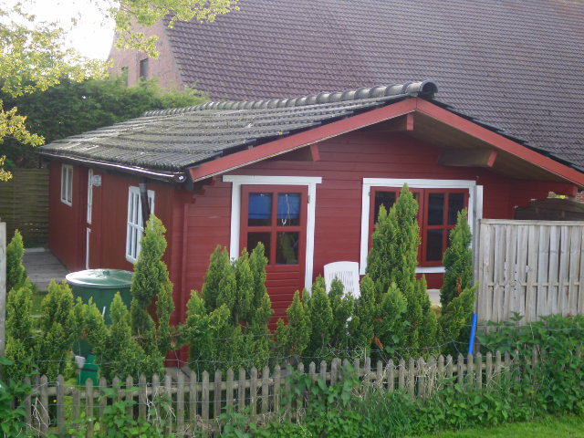 Urgemütliches Blockhaus mit Garten und überdachter Terrasse